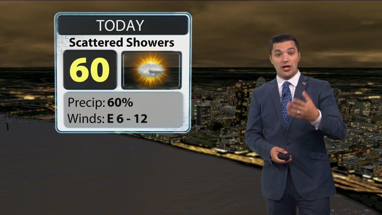 Bryce Jones' Monday morning forecast